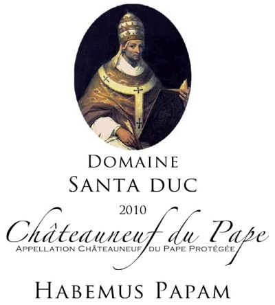 Habemus Papam Santa Duc - VinParleur